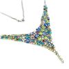 Image 2 : Natural Kyanite Apatite Peridot Tourmaline Necklace