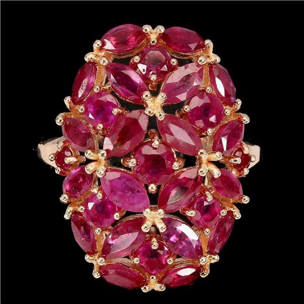 Natural Stunning Red Ruby Ring