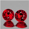 Image 1 : Natural AAA Orange Red Sapphire Pair {VVS}