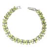 Image 1 : Natural Peridot Tanzanite Bracelet
