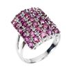 Image 2 : Natural Rhodolite Garnet Ring