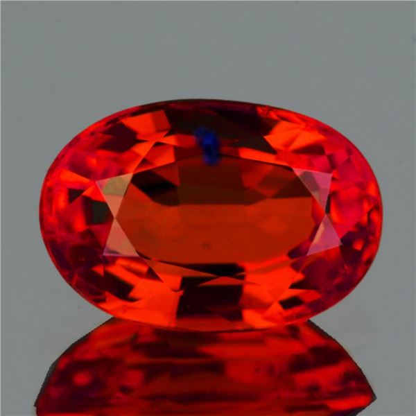 Natural Orange Red Sapphire 1.05 Cts {Flawless-VVS}