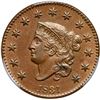 Image 2 : 1831 N-9 R2 Large Letters PCGS graded MS62 Brown