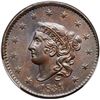 Image 2 : 1834 N-3 R1 Large 8, Small Stars, Medium Letters PCGS graded MS63 Brown