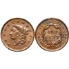 Image 1 : 1837 N-5 R2 Plain Hair Cord, Small Letters PCGS graded MS65 Brown, CAC Approved