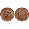 Image 1 : 1837 N-9 R1 Beaded Hair Cord PCGS graded MS64+ Brown