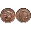 Image 1 : 1837 N-10 R1 Beaded Hair Cord PCGS graded MS66 Red & Brown, CAC Approved
