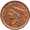 Image 2 : 1837 N-12 R3 Beaded Hair Cord with "Accessory E" PCGS graded MS62 Red & Brown