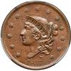 Image 2 : 1837 N-12 R3 Beaded Hair Cord with "Accessory E" PCGS graded AU50