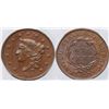 Image 1 : 1837 N-15 R3 Plain Hair Cord, Medium Letters PCGS graded MS63 Brown