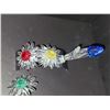 Image 4 : LOT OF 4 SWAROVSKI STEMMED FLOWERS AND DISPLAY UNIT