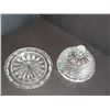 Image 3 : LIDDED ROUND CRYSTAL BUTTER DISH ANCHOR HOCKING
