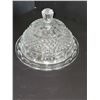 Image 7 : LIDDED ROUND CRYSTAL BUTTER DISH ANCHOR HOCKING