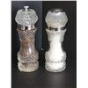 Image 1 : MID CENTURY CRYSTAL SALT SHAKER AND PEPPER GRINDER