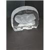 Image 2 : MEDIUM SIZED ETCHED GLASS ELEPHANT DECOR