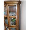 Image 2 : MID CENTURY CORNER CURIO CABINET