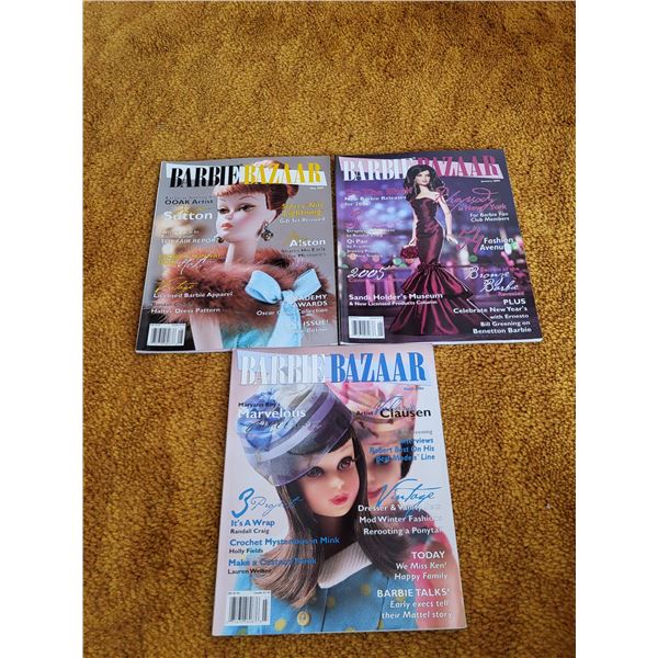 LOT OF 2006 BARBIE BAZAARE MAGAZINES