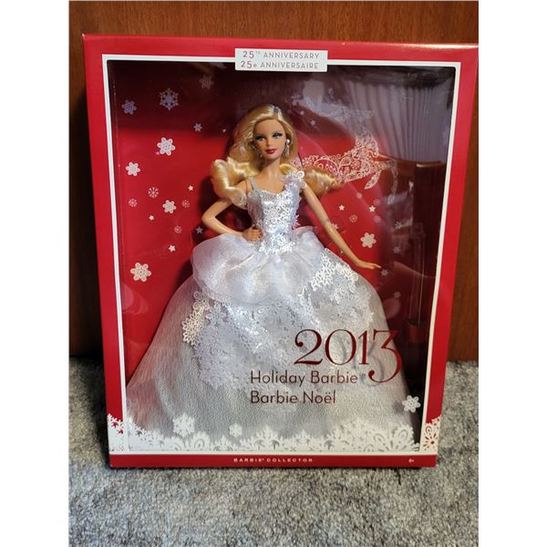 BARBIE 2013 HOLIDAY BARBIE 25TH ANNIVERSARY