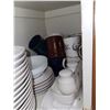 Image 8 : CONTENTS OF 3 UPPER CUPBOARDS (1970S CORELLE)