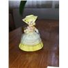Image 1 : 1950S CERAMIC JAPAN 2 PIECE LADY FIGURINE