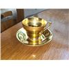 Image 1 : ROYAL WINTON GRIMWADES GOLD TEACUP AND SAUCER SET