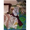 Image 5 : LOT OF SEWING NOTIONS AND FABRIC, ETC