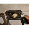 Image 1 : OLD WOODEN WIND UP CLOCK WITH KEYS