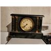 Image 2 : OLD WOODEN WIND UP CLOCK WITH KEYS