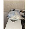 Image 1 : VINTAGE BABY BLUE AND WHITE FEATHERED HAT