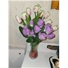 Image 3 : VINTAGE FAUX FLOWERS AND A PORCELAIN DOLL