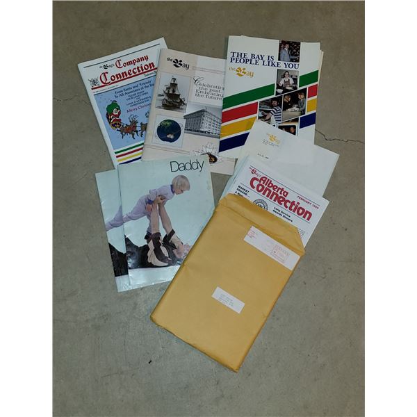 LOT OF HBC EMPLOYEE MAGAZINE AND CIRCULARS