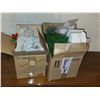 Image 1 : 2 SMALL BOXES OF CHRISTMAS DECORATIONS