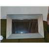 Image 2 : BEAUTIFUL SILVER ENTRYWAY MIRROR WITH HBC TAG ATTACHED