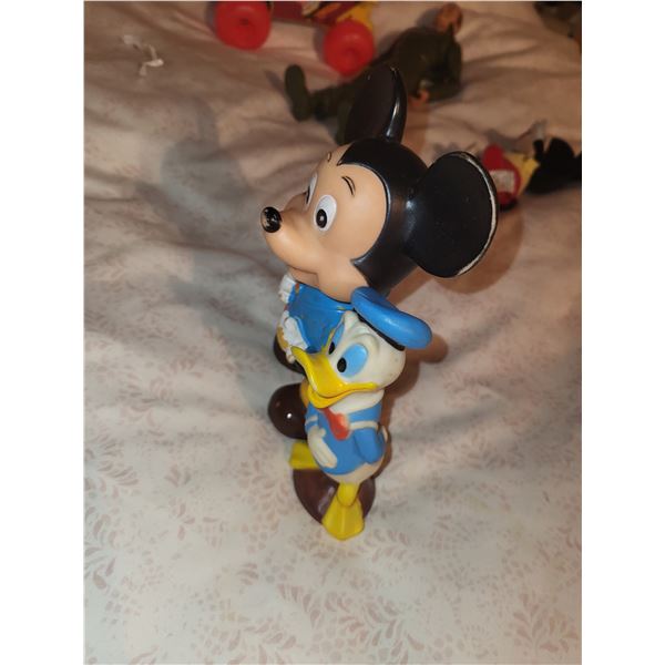 1950S | 1960S DONALD DUCK AND MICKEY MOUSE PLASTIC TOYS
