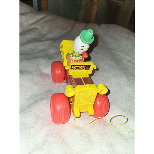 VINTAGE FISHER PRICE JALOPY PULL ALONG TOY