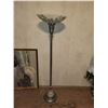 Image 1 : MID CENTURY FLOOR LAMP WITH ORIGINAL GLASS SHADE