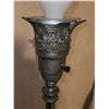 Image 8 : MID CENTURY FLOOR LAMP WITH ORIGINAL GLASS SHADE