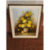 Image 2 : ORIGINAL OIL ON CANVAS FLORAL STILL LIFE PAINTING