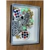 Image 1 : LOT OF COSTUME JEWELLERY IN SILVER BOX