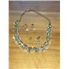 Image 2 : VINTAGE AURORA BOREALIS NECKLACE EARRING SET