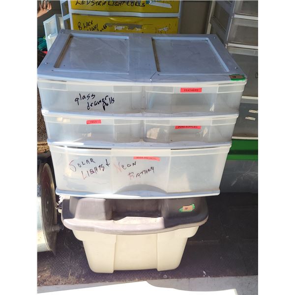 5 DRAWER PLASTIC ORGANIZER