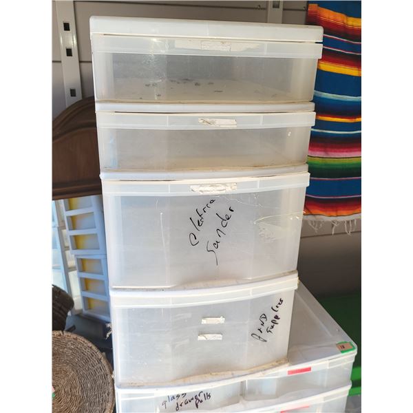 4 DRAWER PLASTIC ORGANIZER