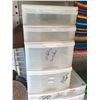 Image 1 : 4 DRAWER PLASTIC ORGANIZER