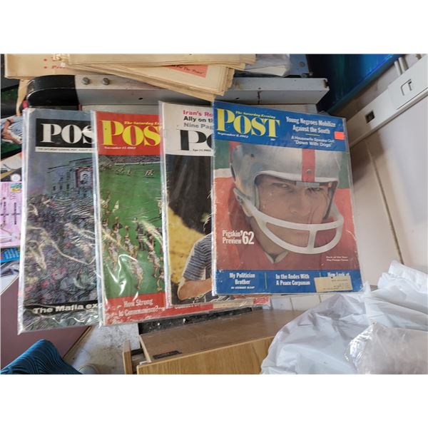 VINTAGE STAURDAY EVENING POST MAGAZINES