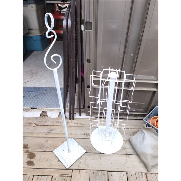 STORE FIXTURES SPINNER AND SIGN HOLDER