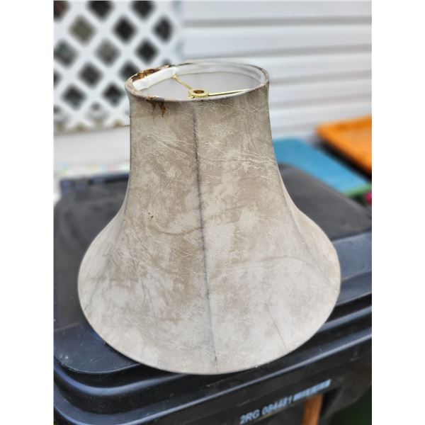 90S MARBLED BEIGE LAMPSHADE