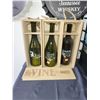Image 1 : LOT OF 3 DECORATIVE WINE BOTTLE BOXES