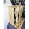 Image 2 : LOT OF 3 DECORATIVE WINE BOTTLE BOXES