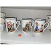Image 2 : LOT OF 6 NORMAN ROCKWELL MUGS