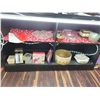 Image 1 : ALL CONTENTS OF 2 SHELVES (19 PIECES)